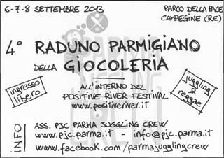 Giocoleria, Juggling, 4° raduno Parmigiano della Giocoleria, Convention delle arti di strada giocoleria---4-raduno-di-parma